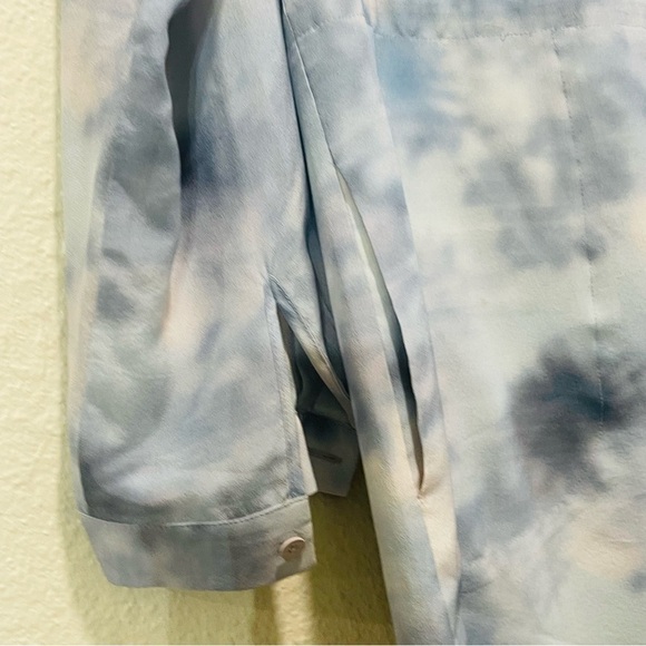 REBECCA TAYLOR tie dye Haze print silk dress size 2 - Picture 4 of 10